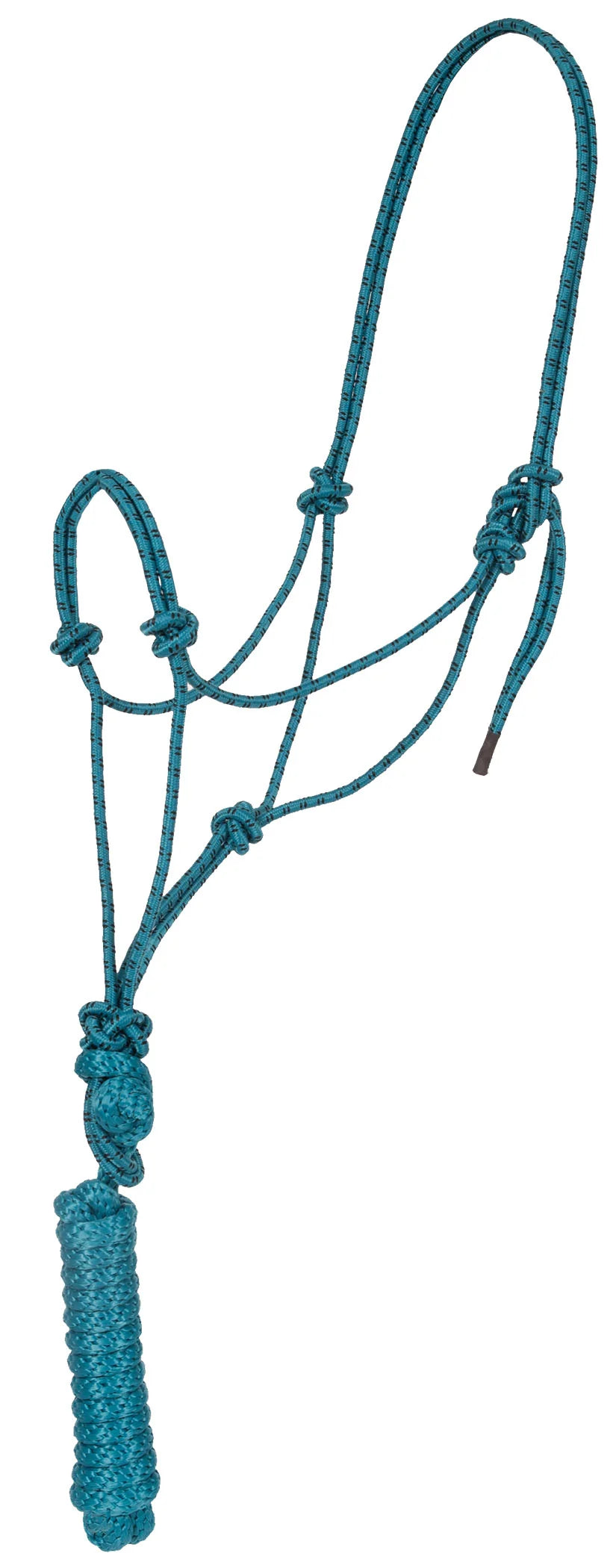 Mustang Economy Regular Horse Mountain Rope Halter and Lead