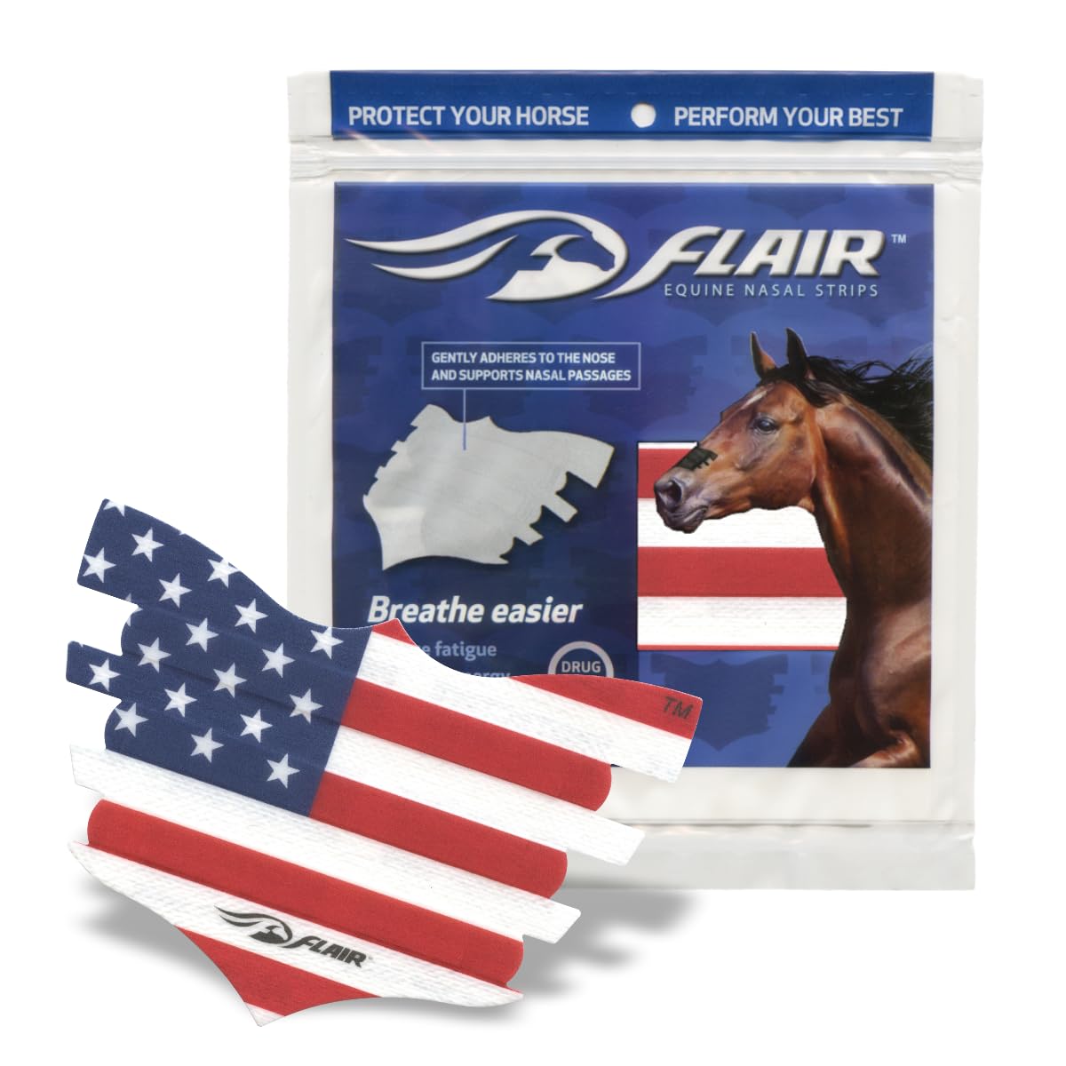 Flair® Equine Nasal Strip, Single or 6pack