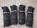 Back On Track Royal Quick Wraps (4), Black, Size 14”