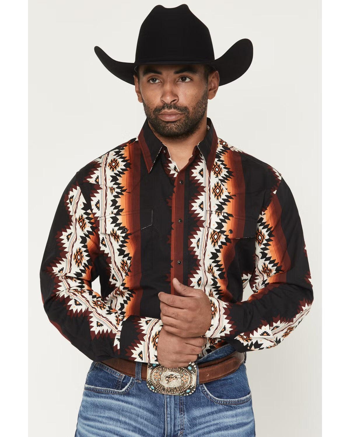 Powder River Mens Wool Aztec Jacket