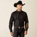 Ariat Men's Team Kelvin Black & Dark Grey Classic Fit Shirt
