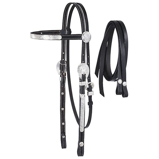 Tough1 McCoy Browband Headstall with Reins