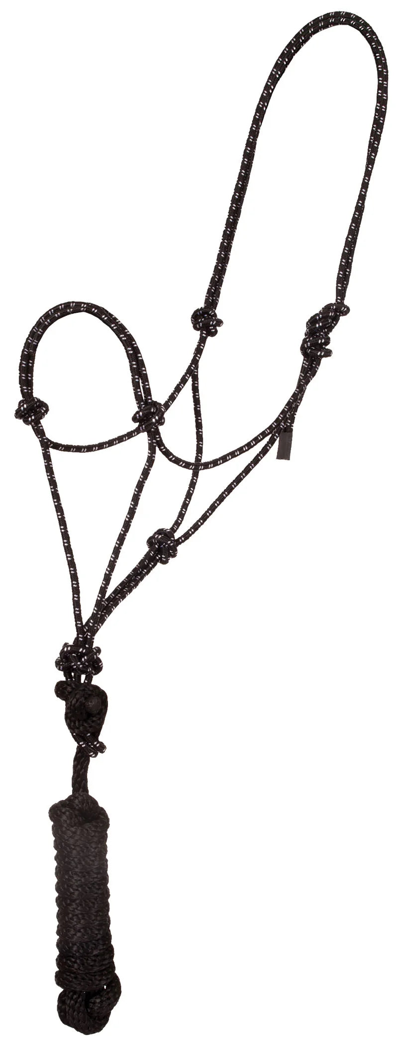 Mustang Economy Regular Horse Mountain Rope Halter and Lead