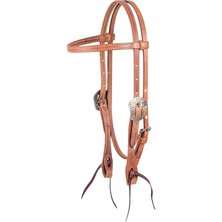 MARTIN SADDLERY HARNESS LEATHER SALINAS BUCKLE BROWBAND HEADSTALL